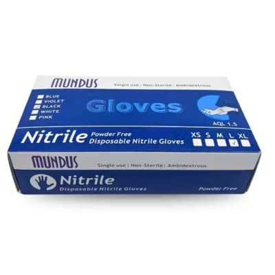 RadeqLab - Sverige 100st Handskar Nitril - Storlek: M - Svart