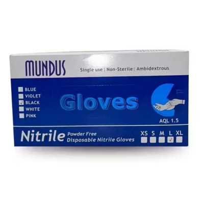 RadeqLab - Sverige 100st Handskar Nitril - Storlek: L - Svart