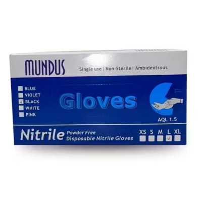 RadeqLab - Sverige 100st Handskar Nitril - Storlek: S - Svart