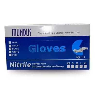 RadeqLab - Sverige 100st Handskar Nitril - Storlek: M - Svart