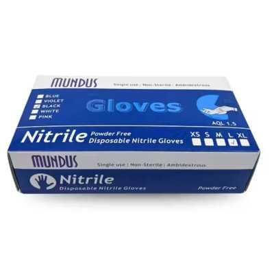 RadeqLab - Sverige 100st Handskar Nitril - Storlek: L - Vit